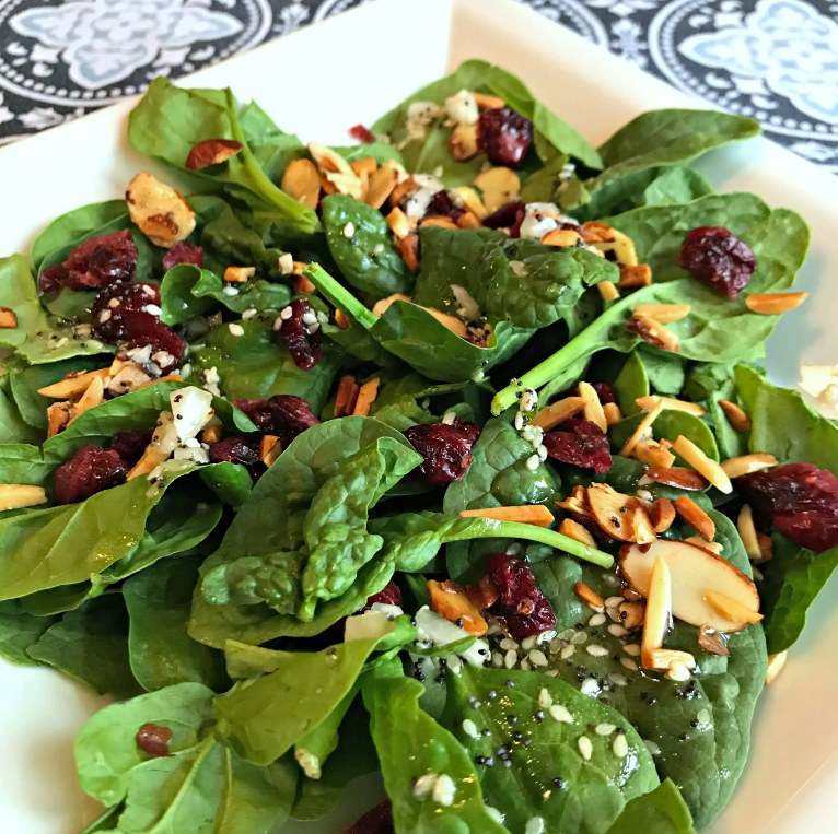 Cranberry Spinach Salad
