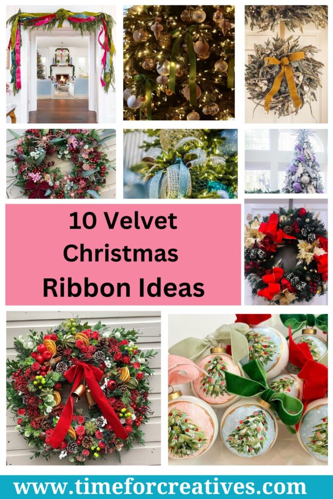 10 Velvet Christmas Ribbon Ideas