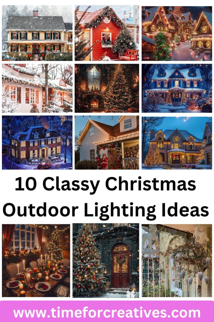 15 Classy Christmas Outdoor Lighting Ideas