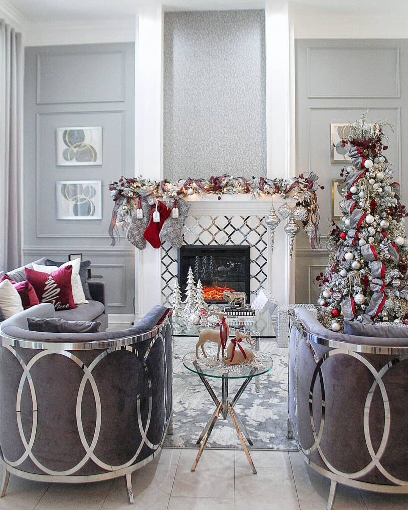 Beautiful Christmas Mantel Decor Ideas!