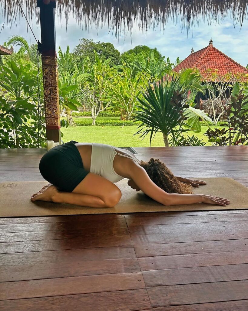 Child Pose Yoga-Balasana