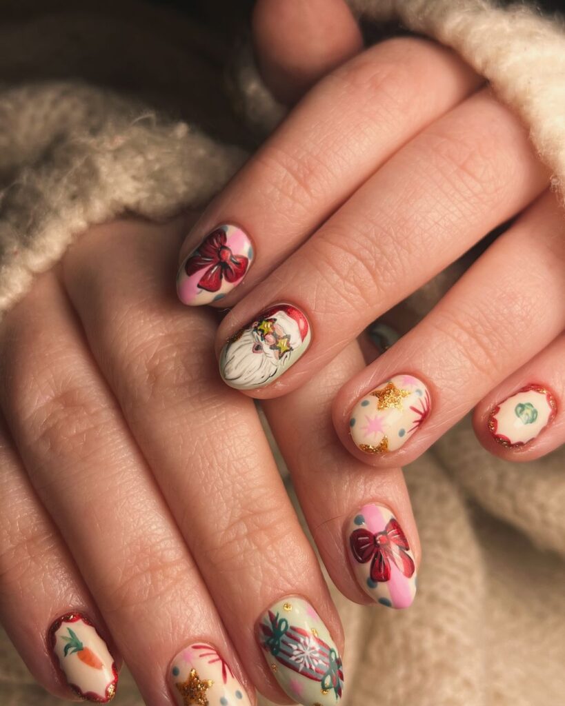 Christmas Glorious Nail Art