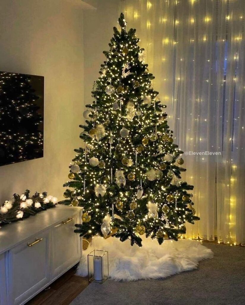 Most Beautiful And Festive light Christmas Tree