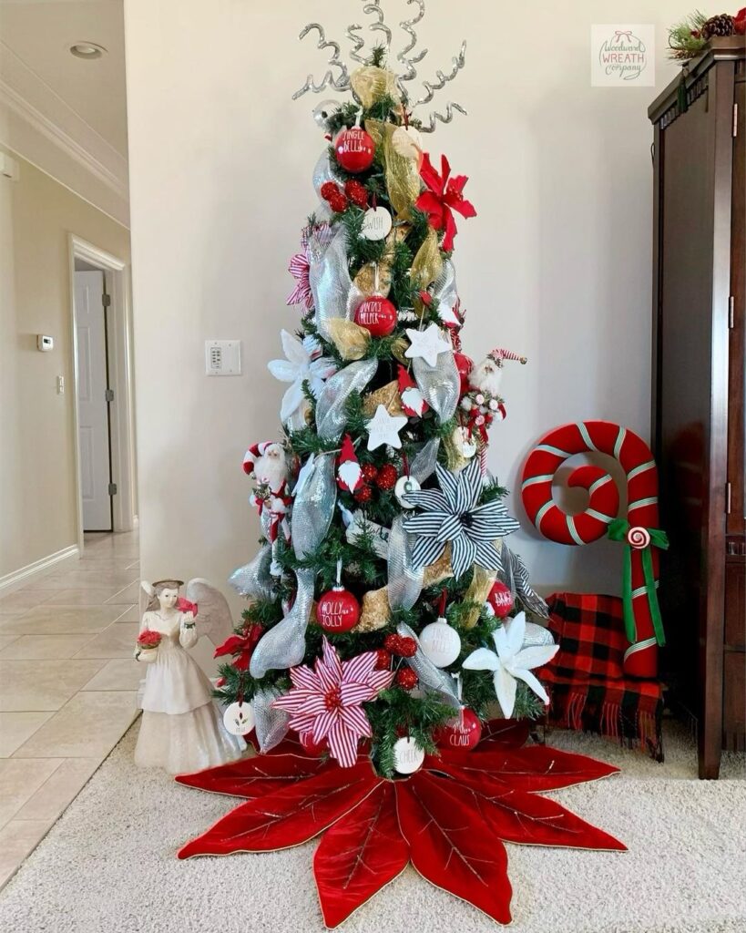 Red Velvet Christmas Tree Skirt