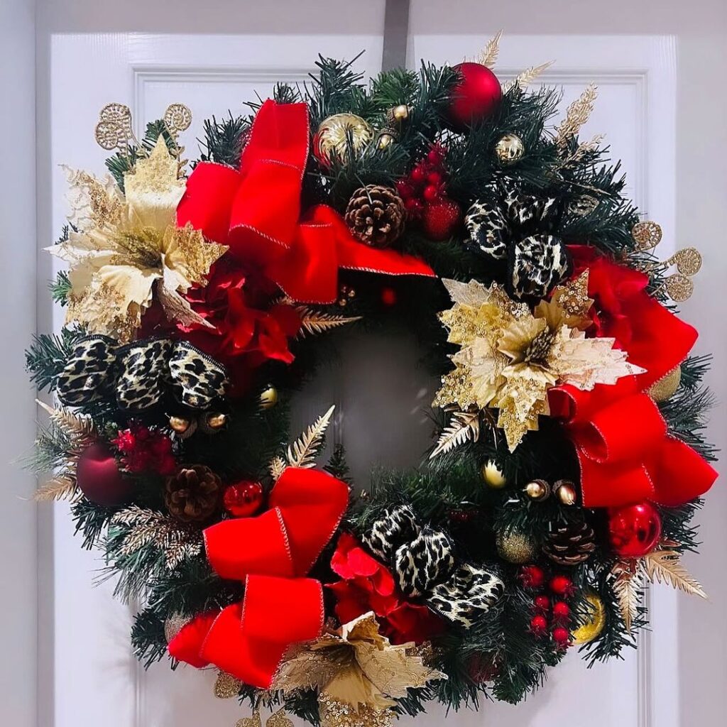 Red Velvet Wreath Ribbon