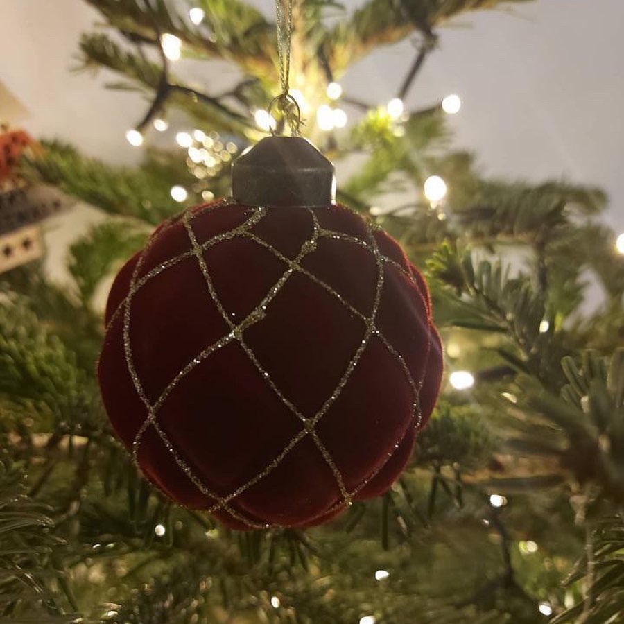 Velvet Ball Ornament