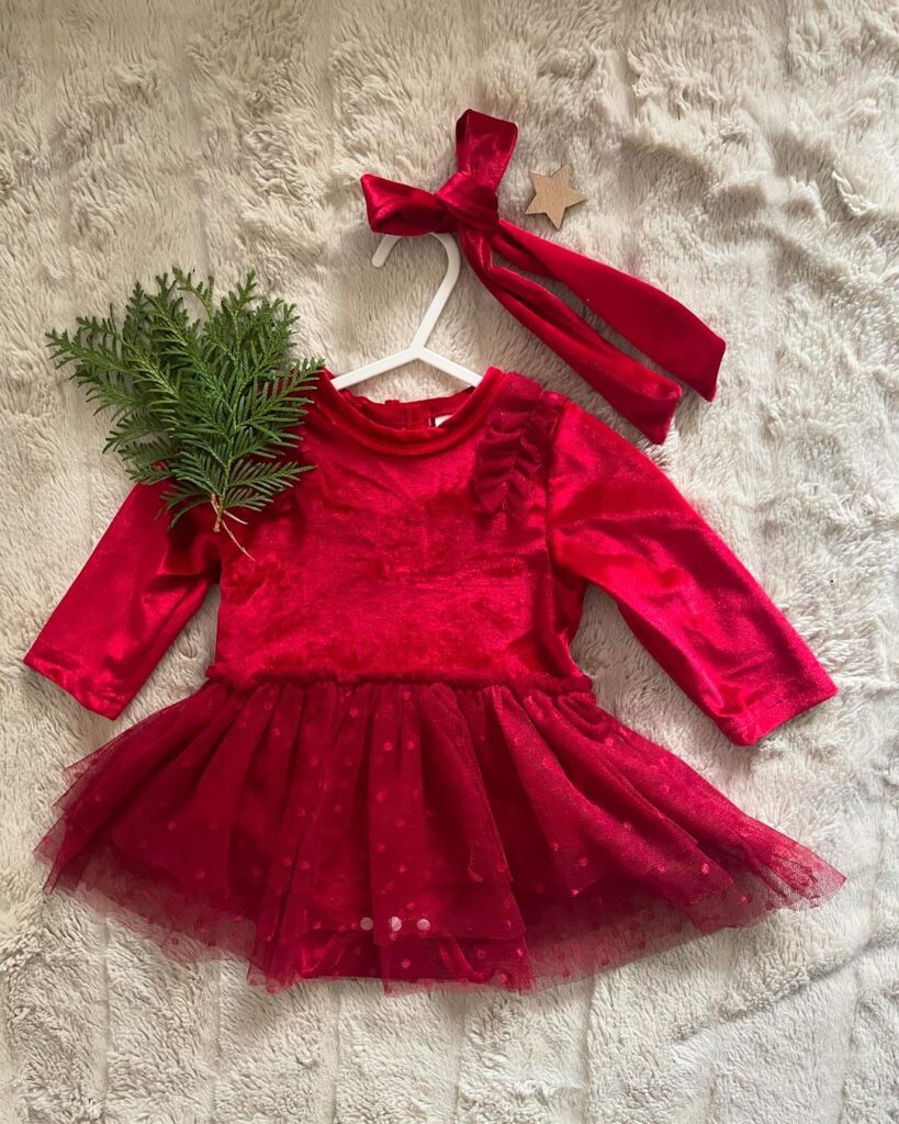 Velvet Christmas Red Dress