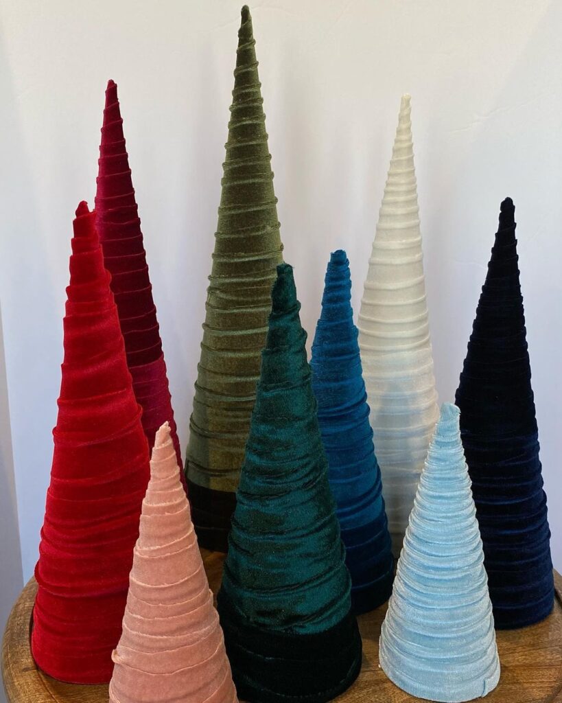 Velvet Christmas Trees 