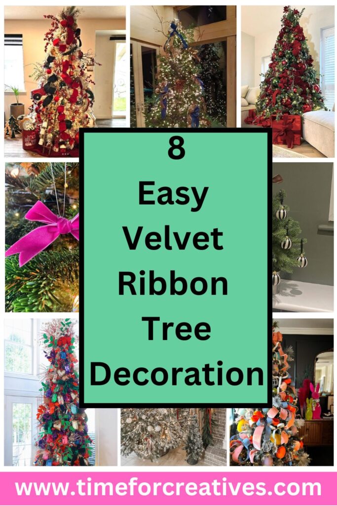 8 Easy Velvet Ribbon Tree Decoration