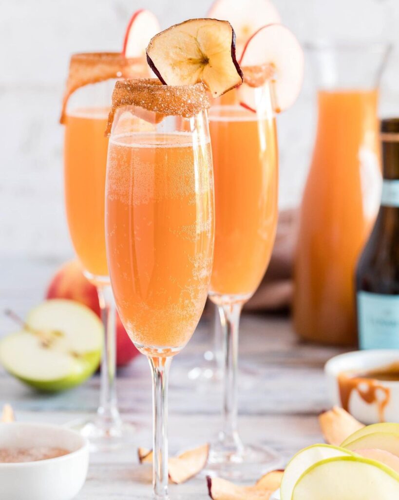 Apple Cider Mimosas