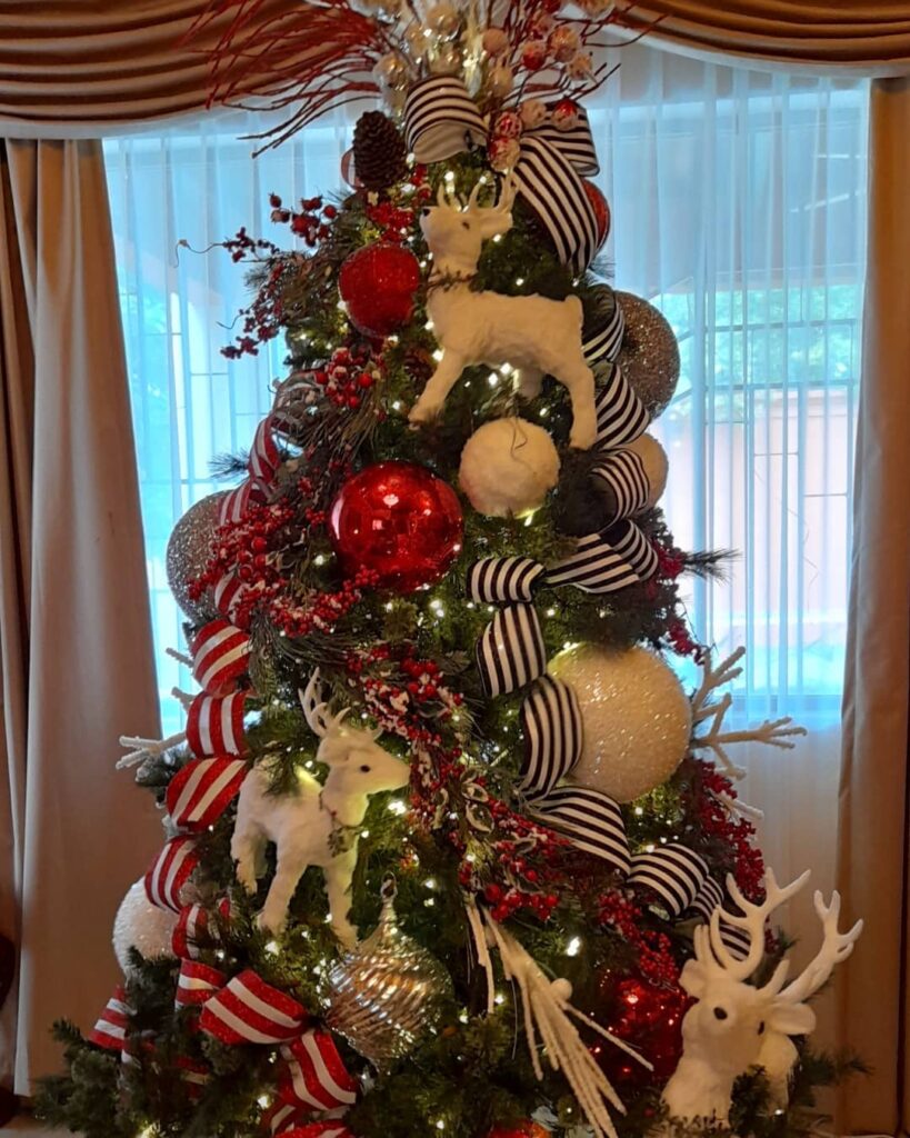 Candy Stripe Christmas Tree