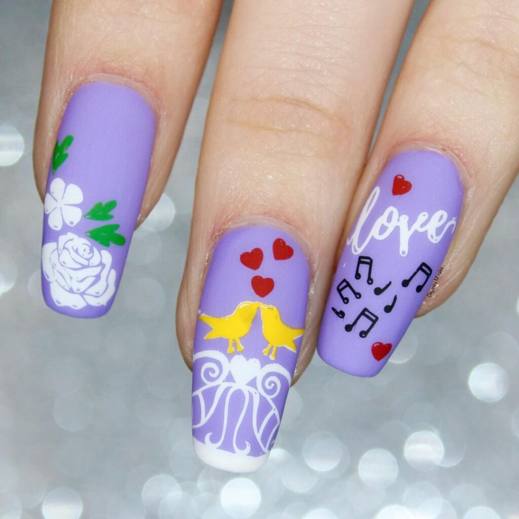 Love Birds Nails