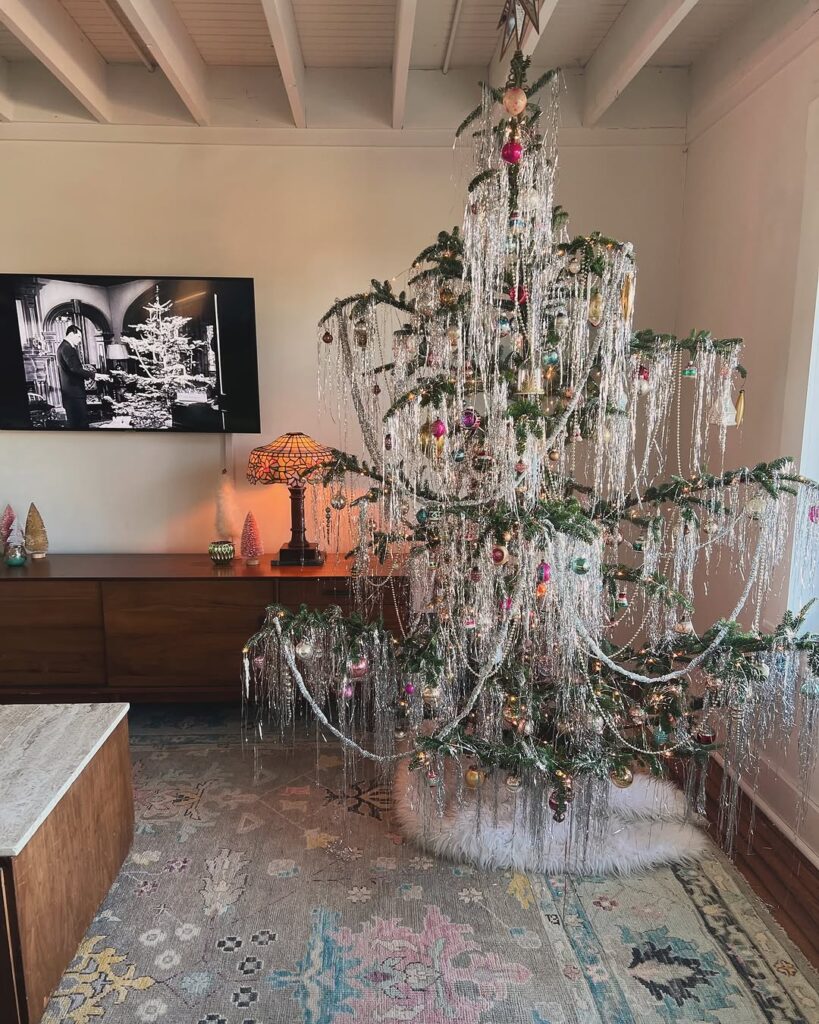 Luxurious Tinsel Christmas Tree