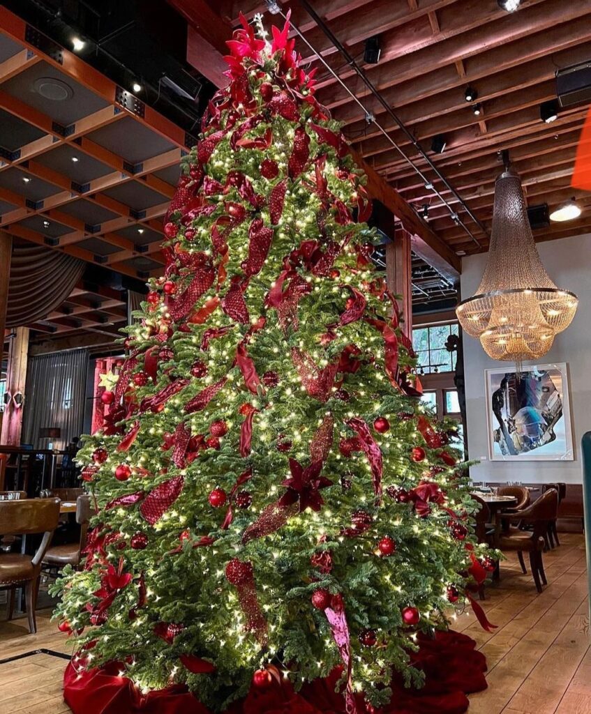 Luxury Red Ribbon Tree 