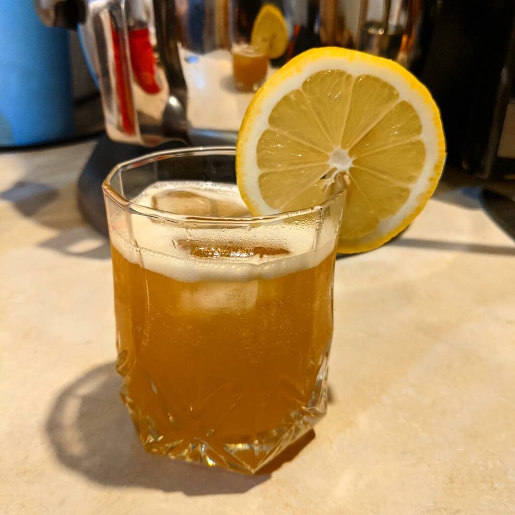 Maple Bourbon Sour
