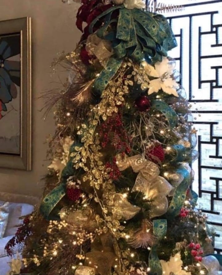 Peacock Christmas Tree