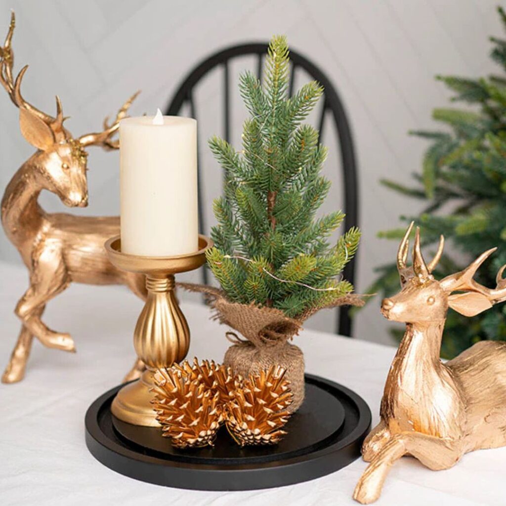 Small Christmas Tree Table Decor Ideas