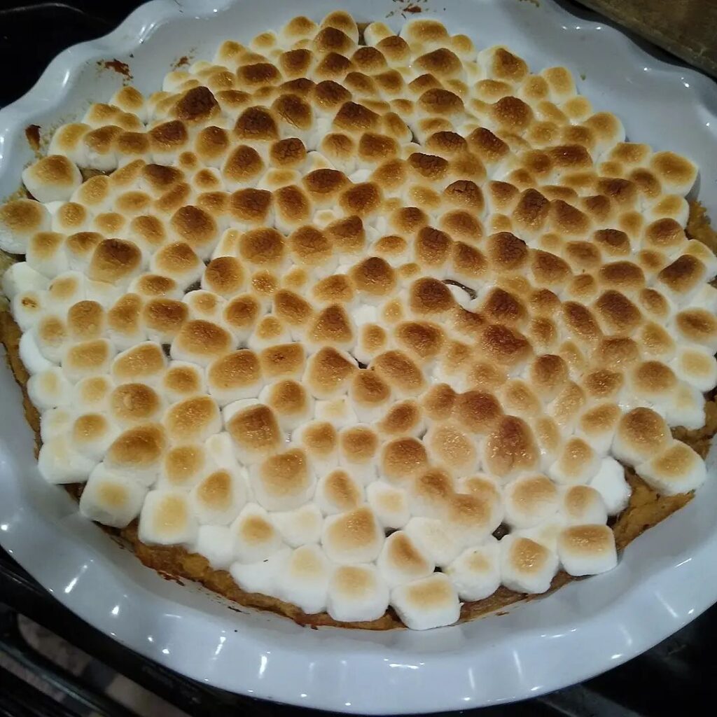 Sweet Potato Casserole with Marshmallows
