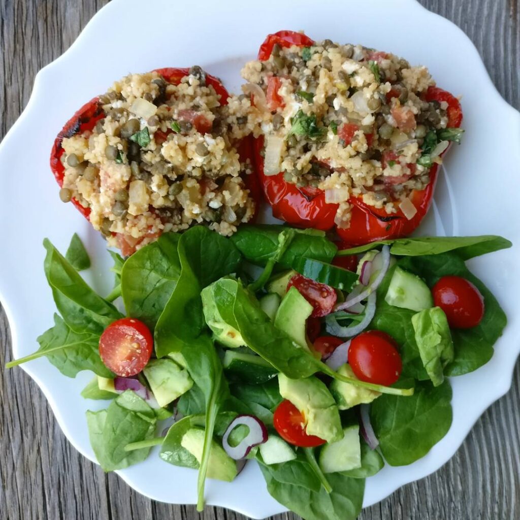 Vegetarian Stuffed Bell Peppers