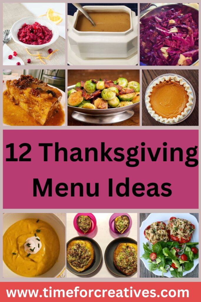 12 Thanksgiving Menu Ideas