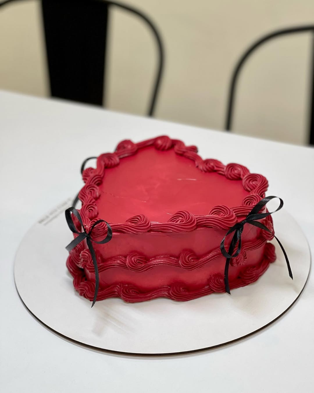 Red Heart Cake