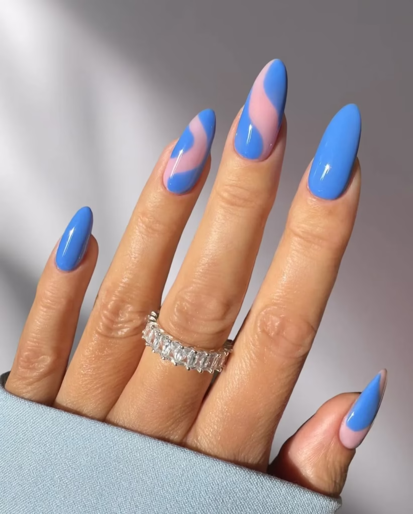 Pastel Almond Nails