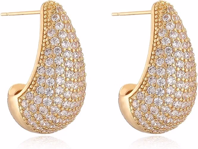 Water Drop Stud Earrings