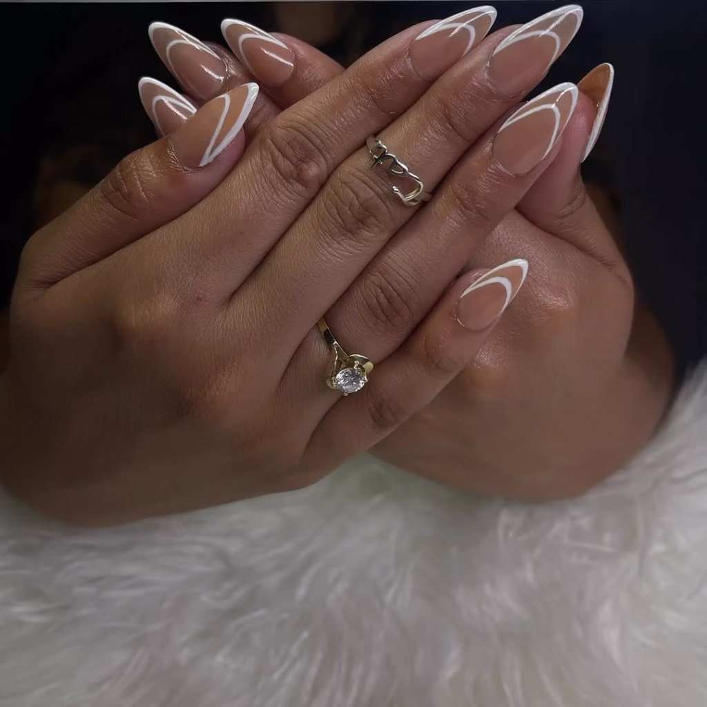 White Gel Nails