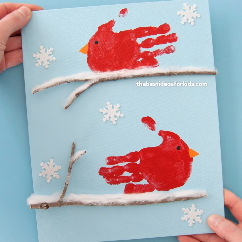 Winter Handprint Crafts