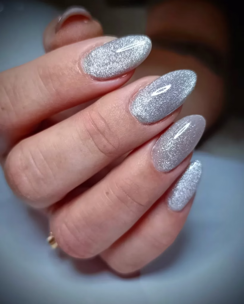 cement color gel almond nails