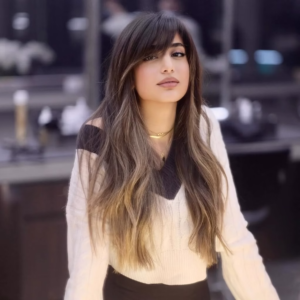 Black And Brown Shade Haircut
