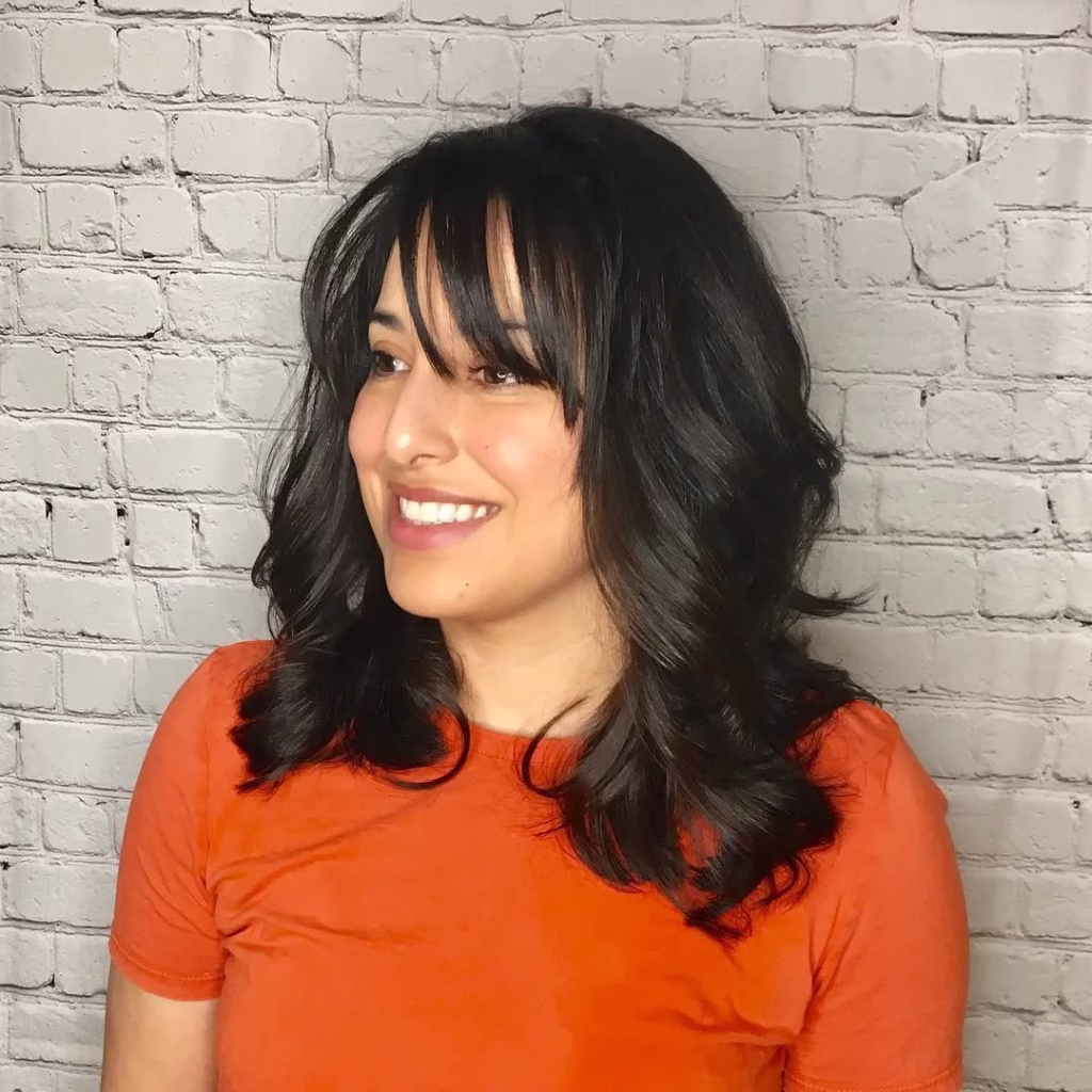  Black Bangs Haircut