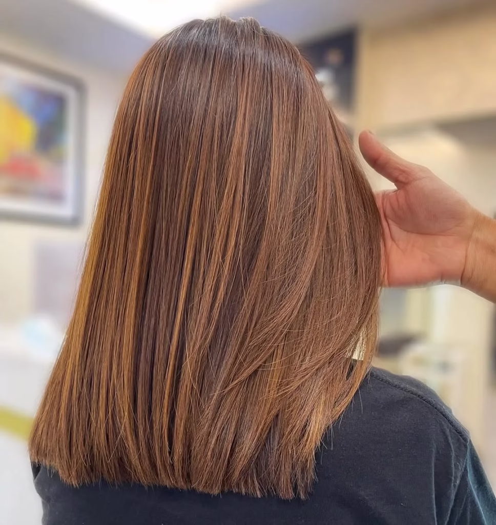 Brown Balayage Haircut