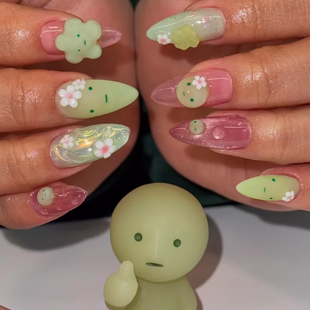 Gel Flower Nail