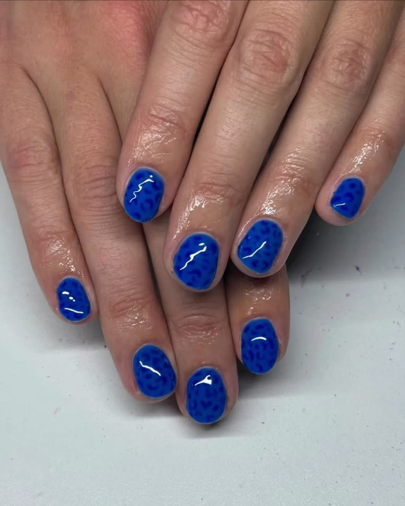 Luminary Blue Nail