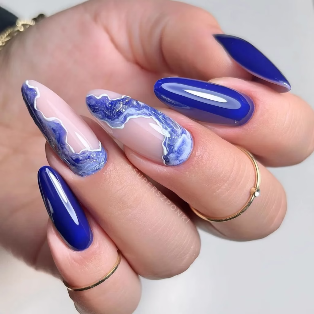 Marble Nails Design