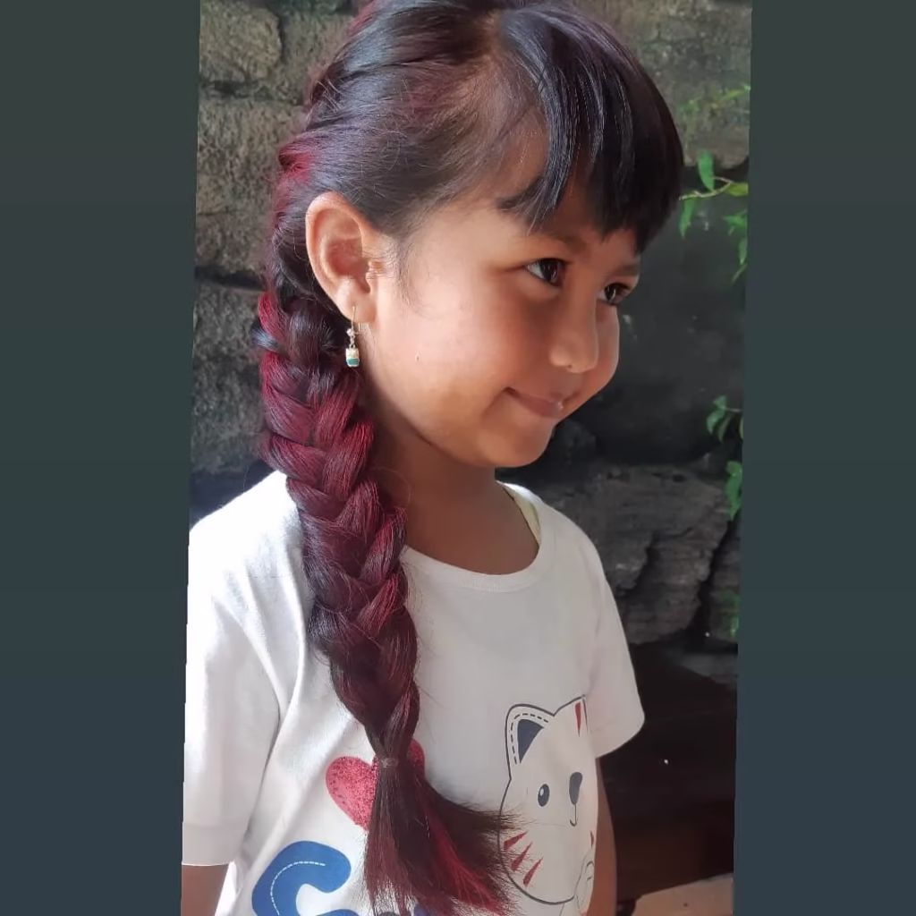  Red Color Hair Style