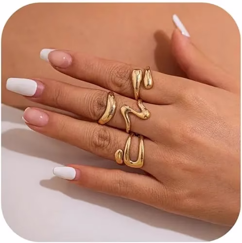 Stackable Dome Statement Rings