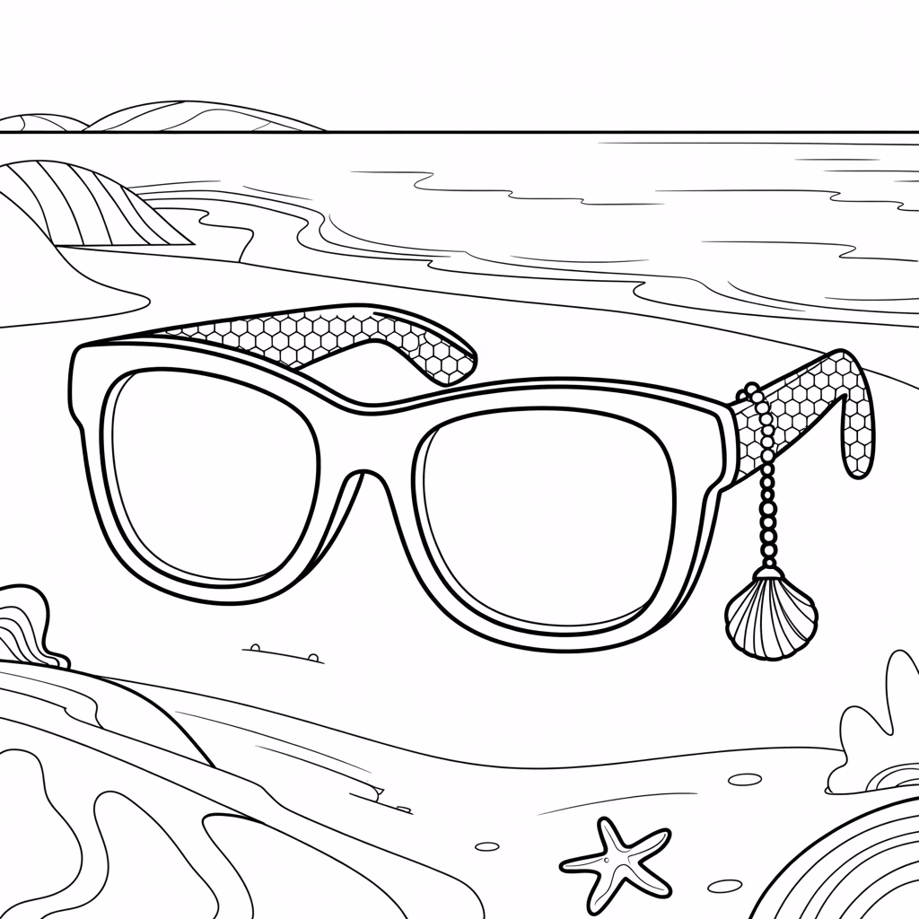Sunglass Drawing