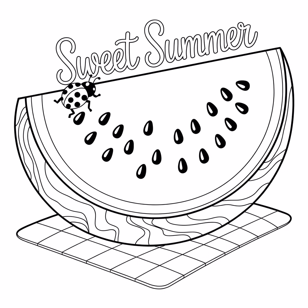 Watermelon Drawing