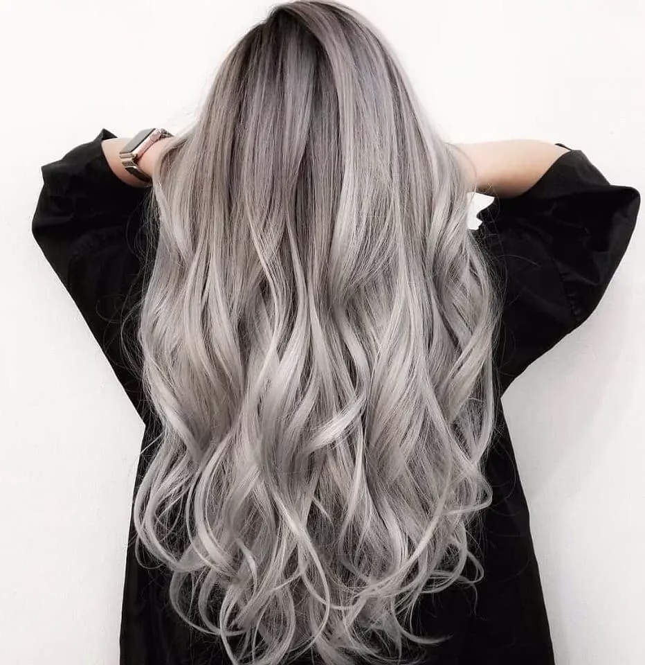 White Color Hairstyle