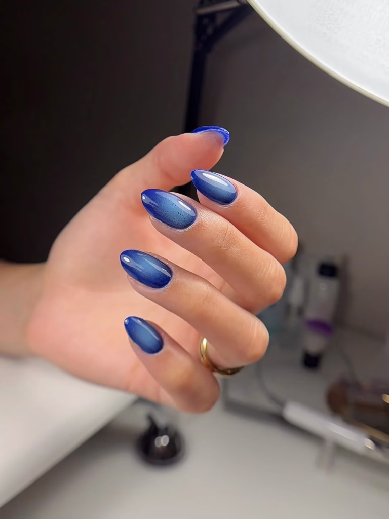 Dark Blue Nail