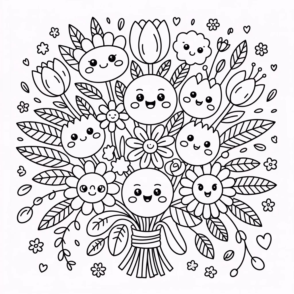 Doodle Bouquets
