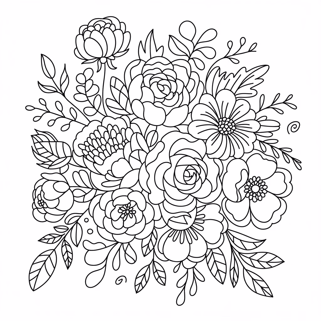 Doodle flower