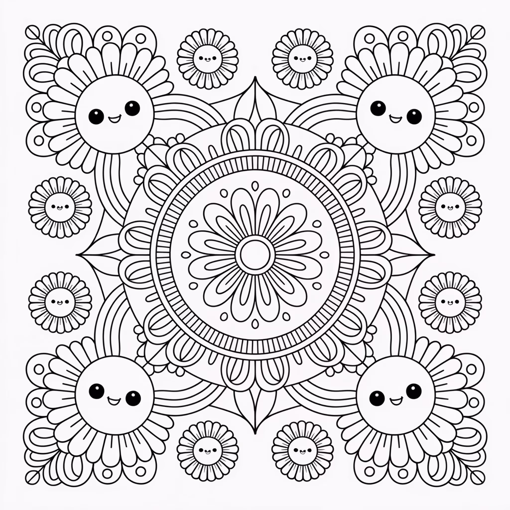 Flower Mandalas 