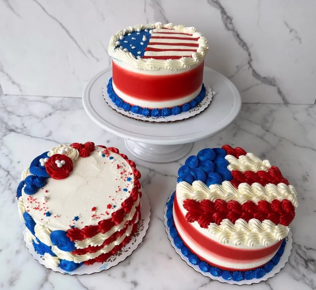 Stunning 4th of July Cake Create Your Own American Flag Delight