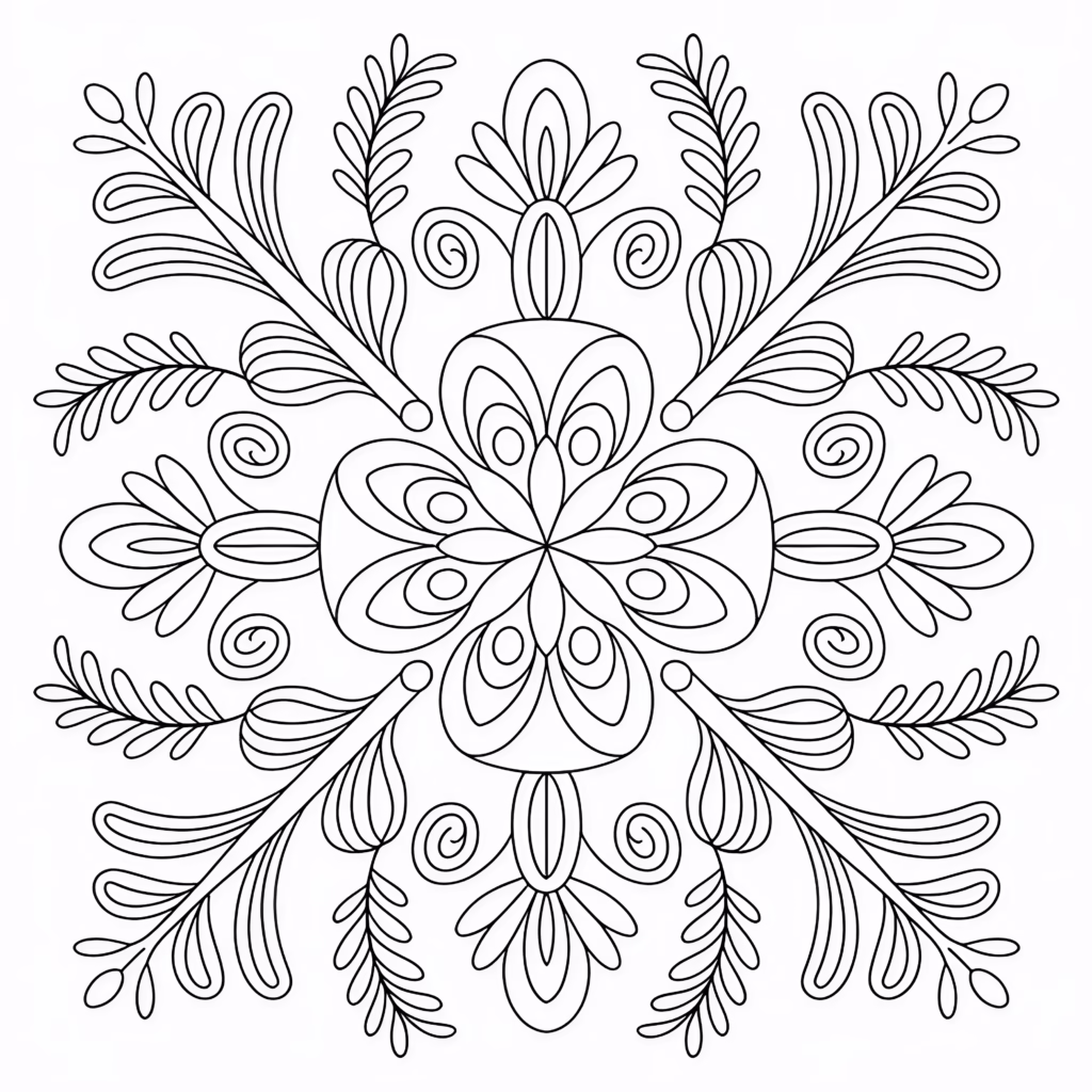  Floral Mandala Doodles