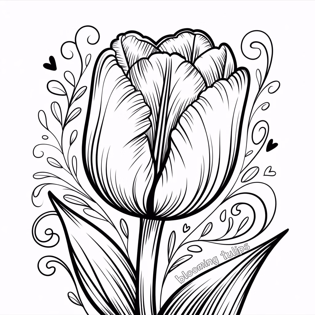 Blooming Tulips