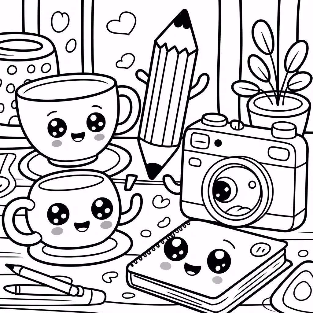 Kawaii Everyday Objects