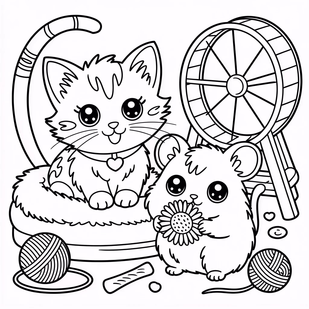 Kawaii Pets and Their Accessories